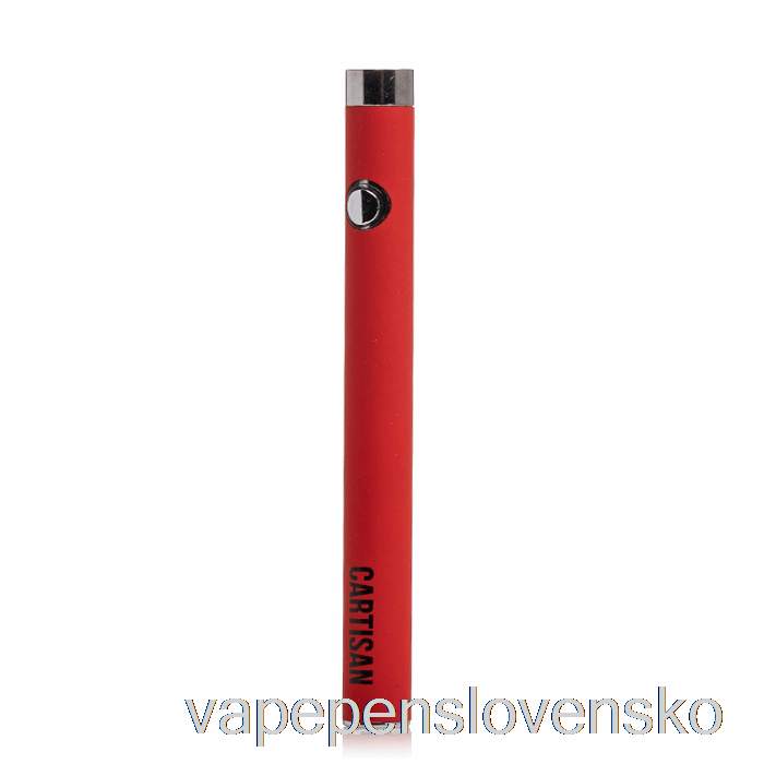 Cartisan Slim Button 280 510 Battery Red Vape Bez Nikotinu